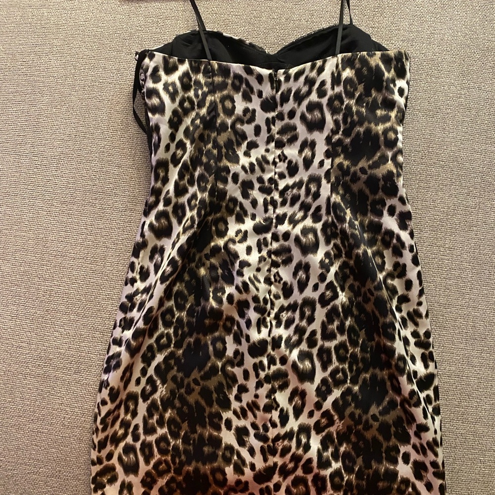 Leopard Print Mini Dress